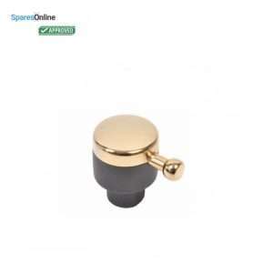 Compatible Rangemaster Classic Black & Gold Knob P094240 | 6mm | Also P051346