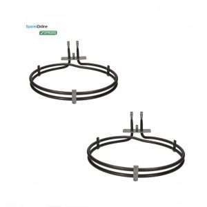 2 x Compatible Leisure Fan Oven Heating Element 1800w 262900074 / ELE9743