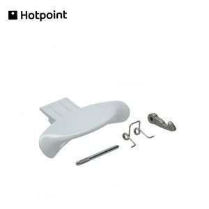 Genuine Hotpoint Washing Machine Door Handle Kit C00116580 | White
