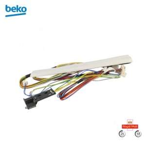 Genuine Beko Dishwasher Door Cable Wiring Harness 1758420800 / C00864661 - Image 1