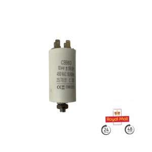 Universal Motor Run Capacitor 10uF / 10MFD 450VAC - Image 1