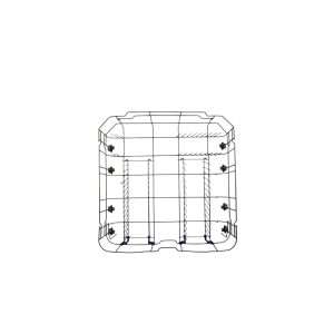 Genuine Currys Essentials Dishwasher Upper & Lower Baskets with Wheels CID60W16A - Image 10