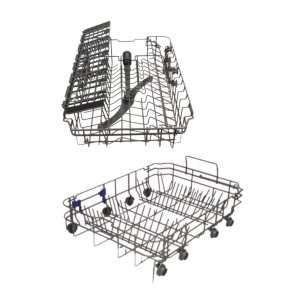 Genuine Prima Dishwasher Upper & Lower Baskets With Wheels | LPR659A / PRDW300 - Image 1